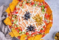 Ghoulishly Good Halloween Taco Dip