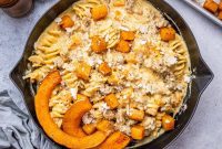 Savory Butternut Squash & Beef Ragu Pasta