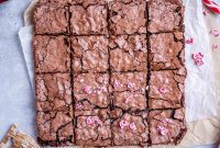 Cool Mint Fudge Brownies
