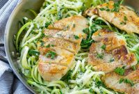 Guilt-Free Zoodle Chicken Alfredo