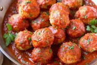 Hearty Italian Turkey Meatball Bake