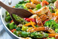 Effortless Healthy Teriyaki Chicken Veggie Stir Fry
