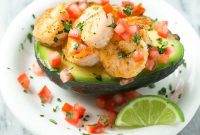Zesty Shrimp Avocado Boats