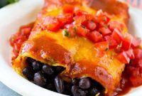 Zesty Black Bean Enchiladas