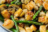 One Pan Chicken Asparagus Dinner