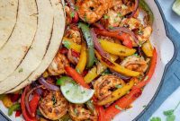 Quick One-Pan Shrimp Fajitas