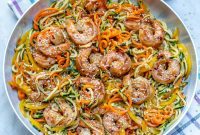 Vibrant Asian Shrimp Zoodle Stir-fry