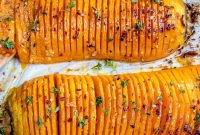 Savory Hasselback Butternut Squash Bake