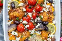 Lemon Herb Greek Chicken Bake
