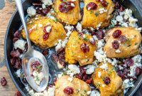 Cranberry Glazed Sheet Pan Chicken