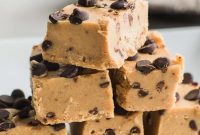 Effortless Chocolate Chip Cookie Dough Fudge