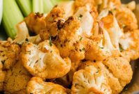 Buffalo Cauliflower Poppers