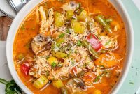 Rustic Italian Chicken Vegetable Soup
