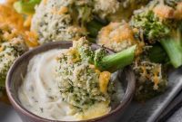 Golden Baked Cheesy Broccoli