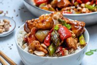 Lightened Up Kung Pao Chicken