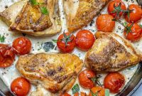 Golden Skillet Creamy Garlic Chicken