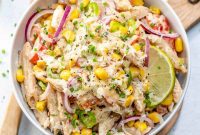 Zesty Mexican Street Corn Pasta Salad