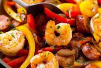 Smoked Paprika Shrimp and Sausage Skillet