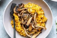Golden Squash and Earthy Mushroom Risotto