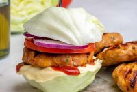 Bunless Chicken Burger