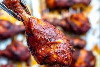 Sticky BBQ Chicken Legs