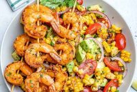 Zesty Shrimp Avocado Corn Salad