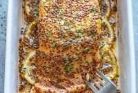 Golden Honey-Mustard Glazed Salmon