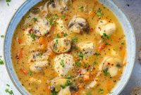 Silky Chicken Mushroom Bliss