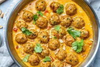 Golden Curry Turkey Meatballs