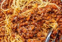 Hearty Beef Bolognese
