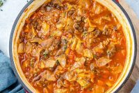 Hearty Unrolled Cabbage Soup