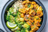 Sticky Honey Garlic Chicken Meal Prep