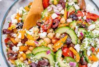 Zesty Greek Garbanzo Medley