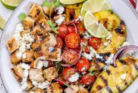 Smoky Grilled Chicken Avocado Salad