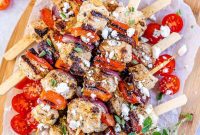 Flame-Kissed Greek Chicken Skewers
