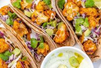 Crispy Parmesan Cauliflower Tacos