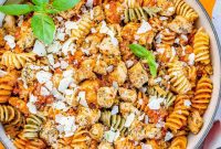Comforting Chicken Parmesan Pasta