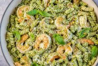 Vibrant Pesto Shrimp Pasta