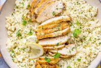 Golden Pan-Seared Lemon Garlic Chicken
