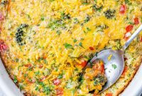 Savory Broccoli Cheddar Breakfast Bake