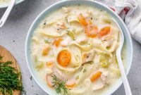 Soul-Warming Creamy Chicken Noodle Soup