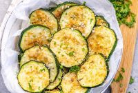 Irresistible Baked Zucchini Crisps