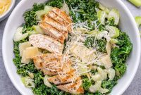 Flame-Kissed Chicken Kale Caesar