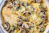 Irresistible Cheesy Chicken and Mushroom Delight