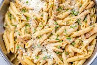 Lighter Chicken Carbonara