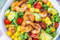 Zesty Grilled Shrimp Summer Salad