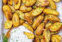 Lemon Herb Greek Baked Fingerlings