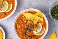 Southwest Creamy Beef Enchilada Soup