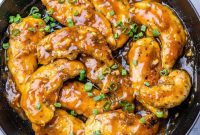 Sticky Honey Garlic Chicken Tenderloins
