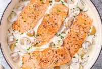 Velvety Salmon and Potato Skillet
